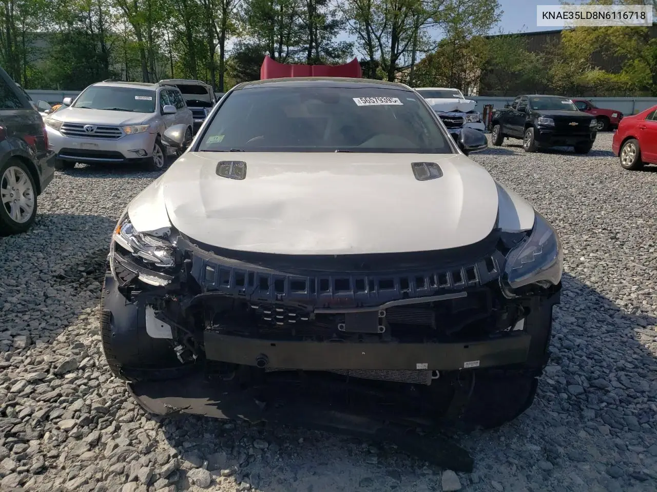 2022 Kia Stinger Gt Line VIN: KNAE35LD8N6116718 Lot: 56579395