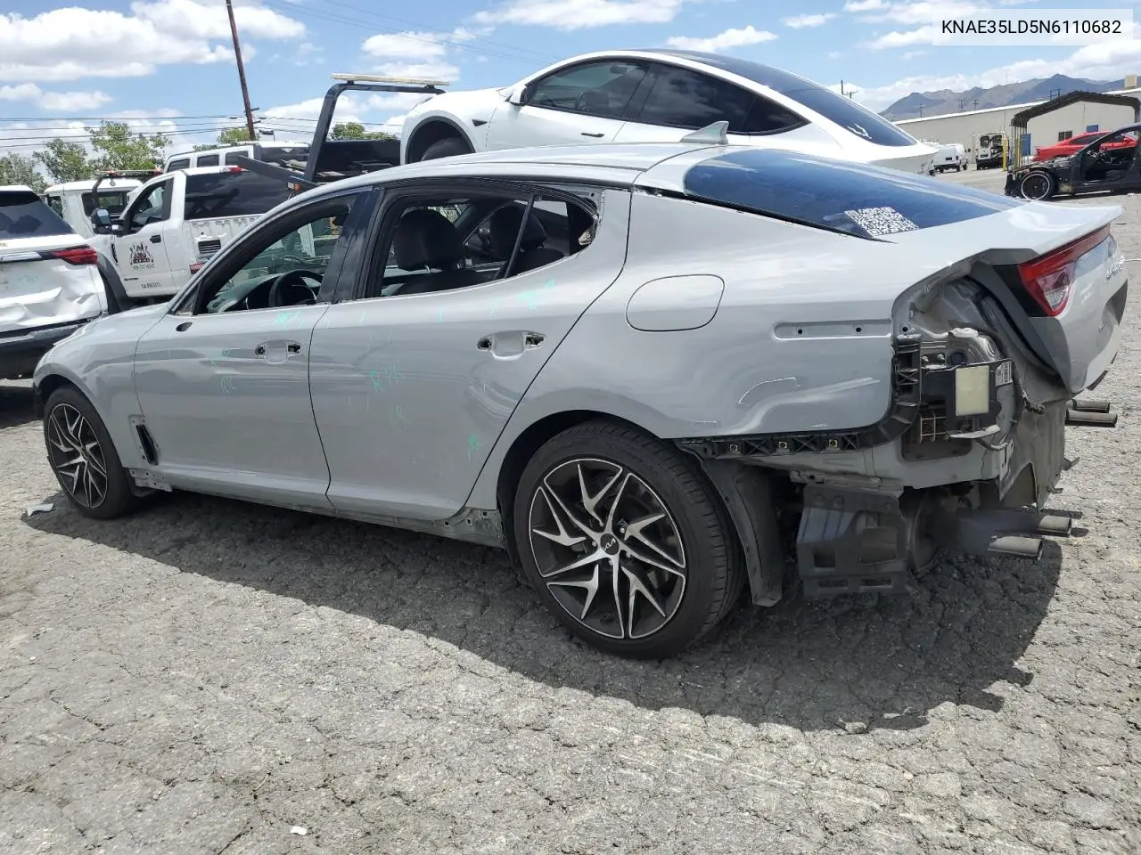 2022 Kia Stinger Gt Line VIN: KNAE35LD5N6110682 Lot: 56673865