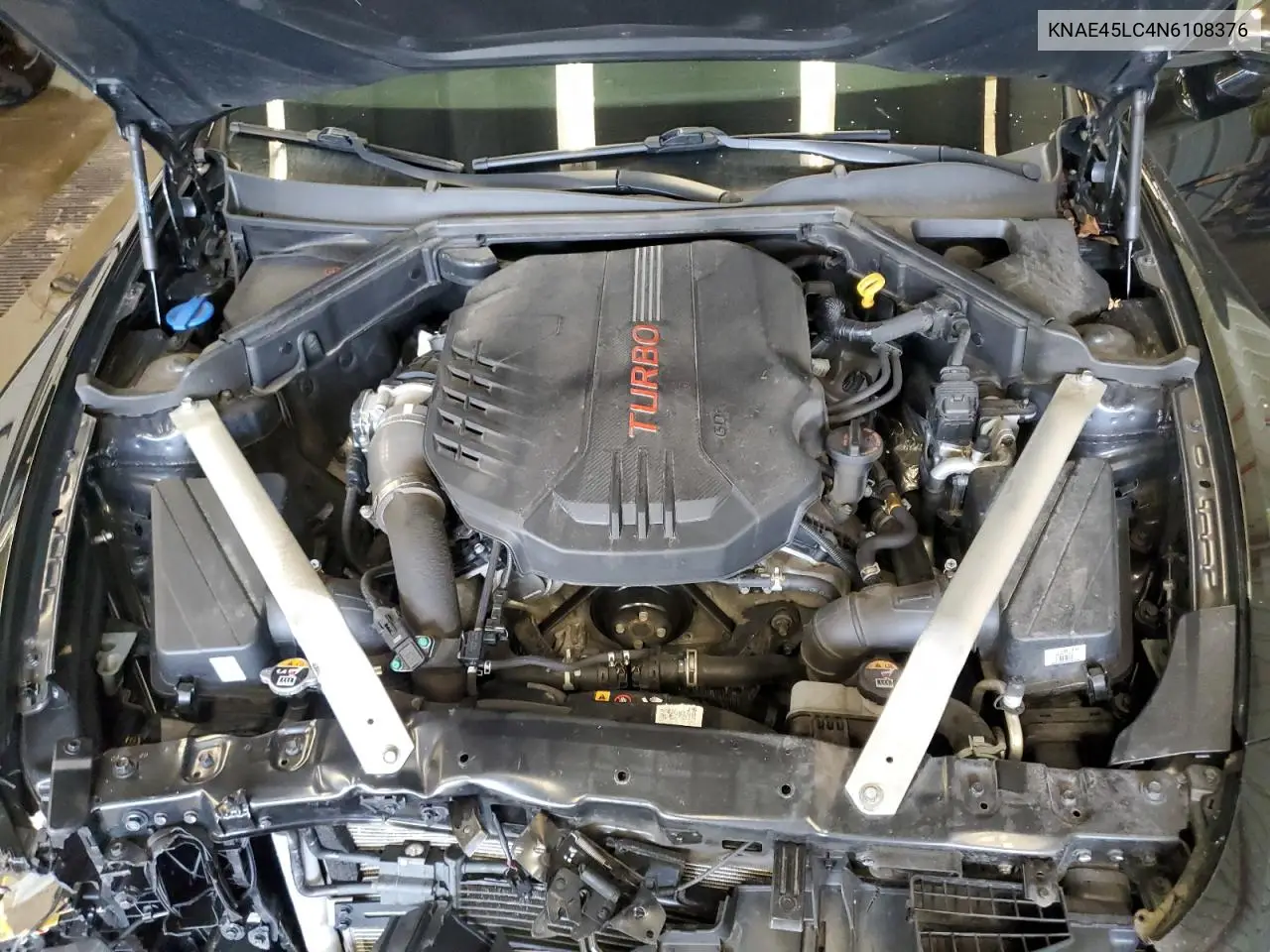 2022 Kia Stinger Gt1 VIN: KNAE45LC4N6108376 Lot: 63427465