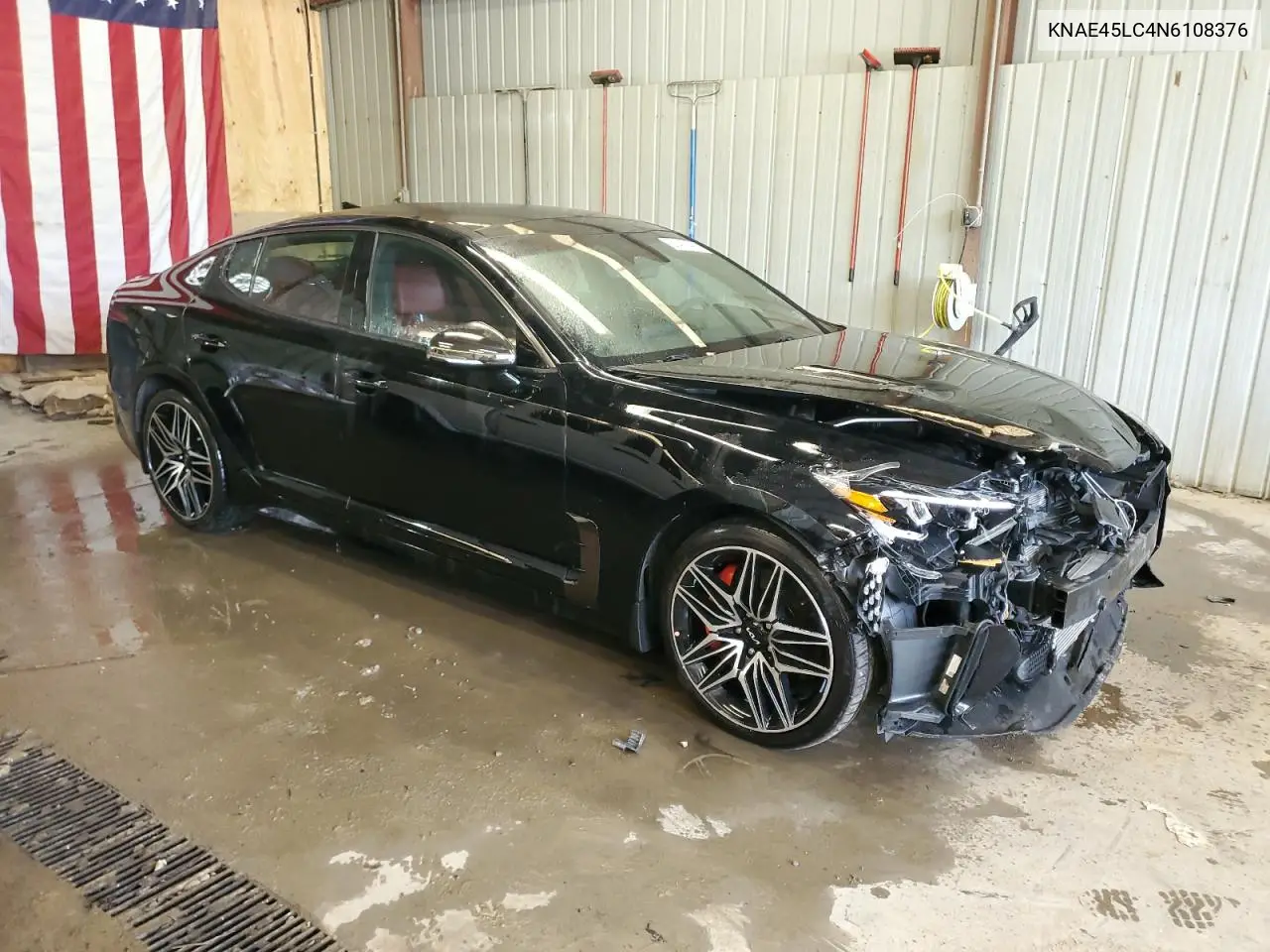 2022 Kia Stinger Gt1 VIN: KNAE45LC4N6108376 Lot: 63427465