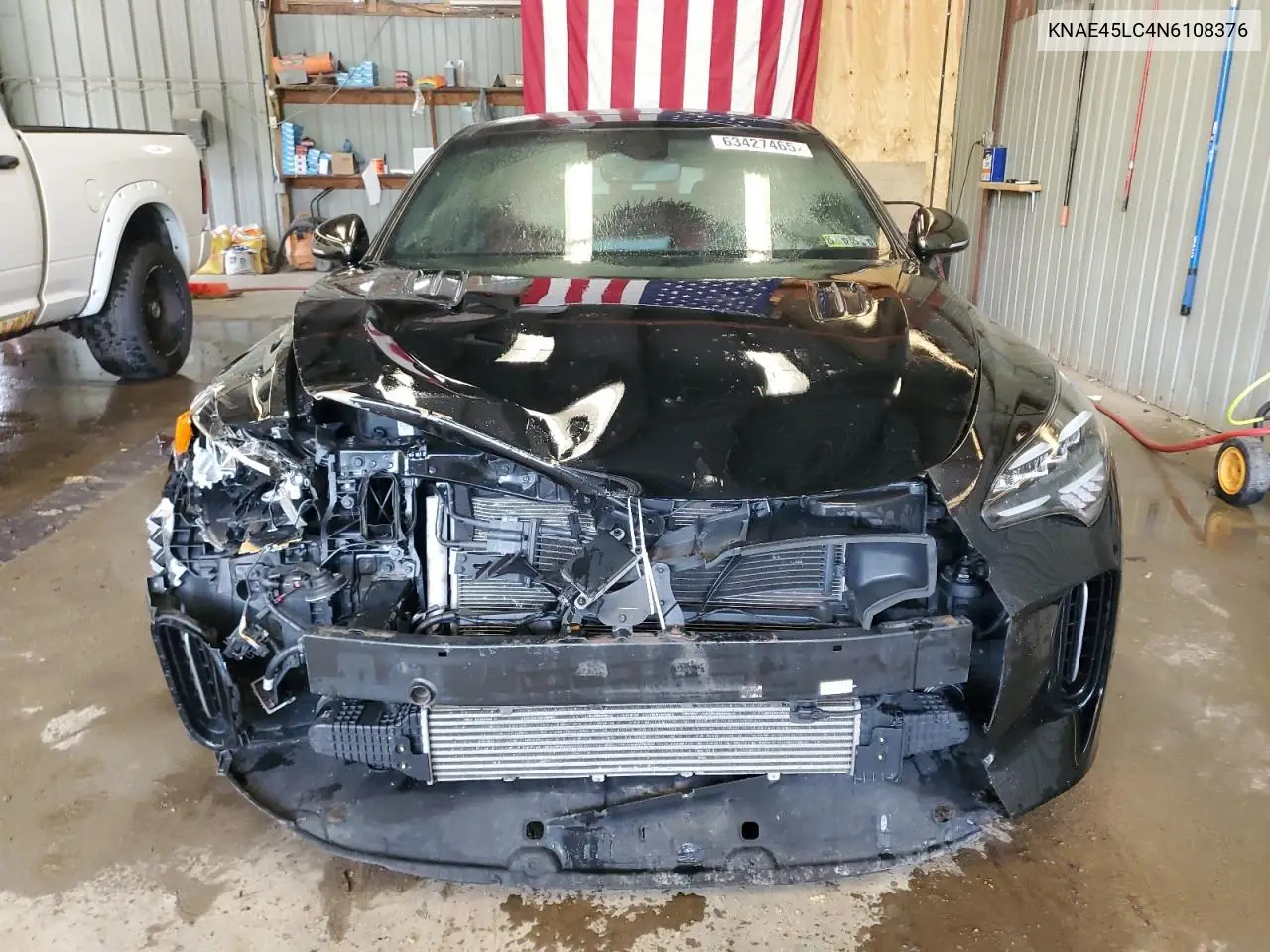 2022 Kia Stinger Gt1 VIN: KNAE45LC4N6108376 Lot: 63427465
