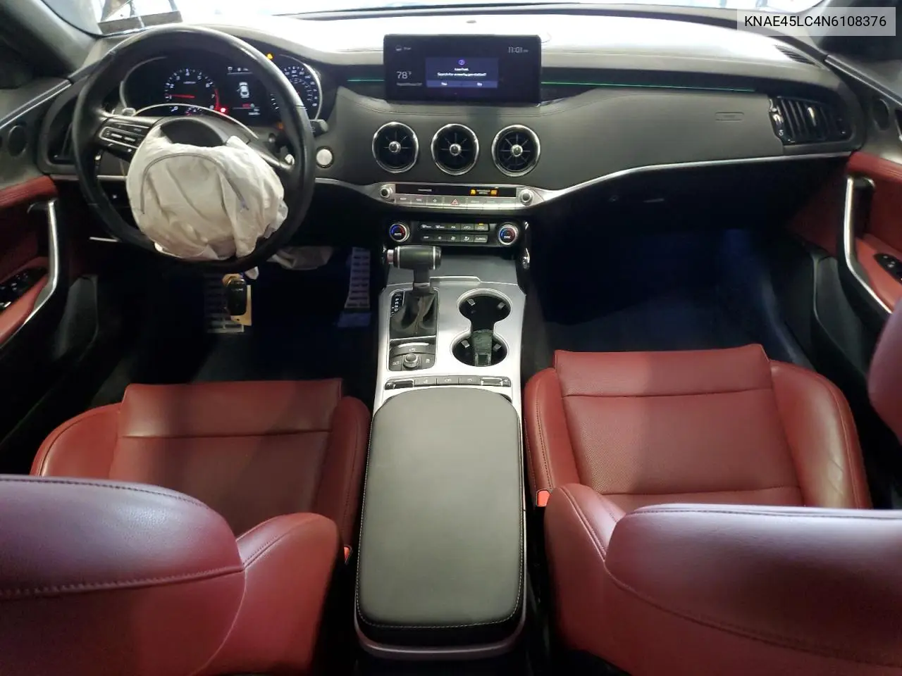 2022 Kia Stinger Gt1 VIN: KNAE45LC4N6108376 Lot: 63427465