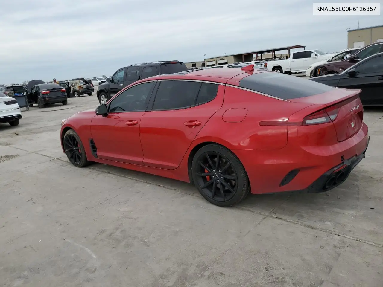 2023 Kia Stinger Gt2 VIN: KNAE55LC0P6126857 Lot: 49158375