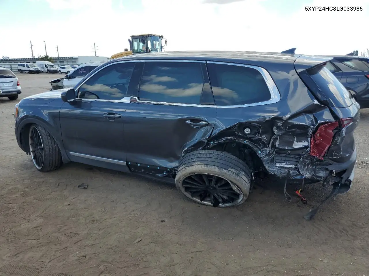 2020 Kia Telluride Lx VIN: 5XYP24HC8LG033986 Lot: 42116503