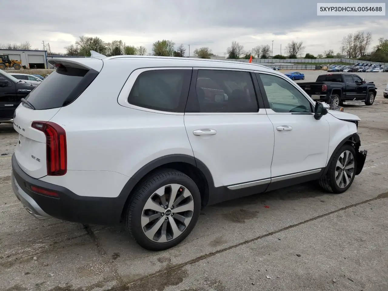 2020 Kia Telluride Ex VIN: 5XYP3DHCXLG054688 Lot: 52090345