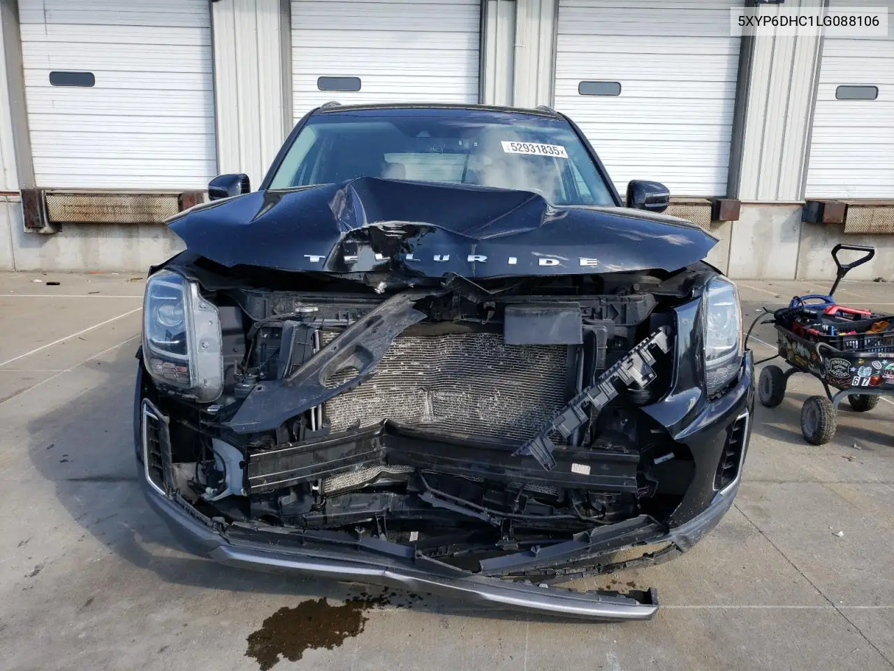 2020 Kia Telluride S VIN: 5XYP6DHC1LG088106 Lot: 52931835