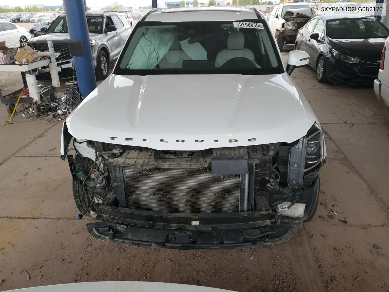2020 Kia Telluride S VIN: 5XYP6DHC2LG082170 Lot: 52968465