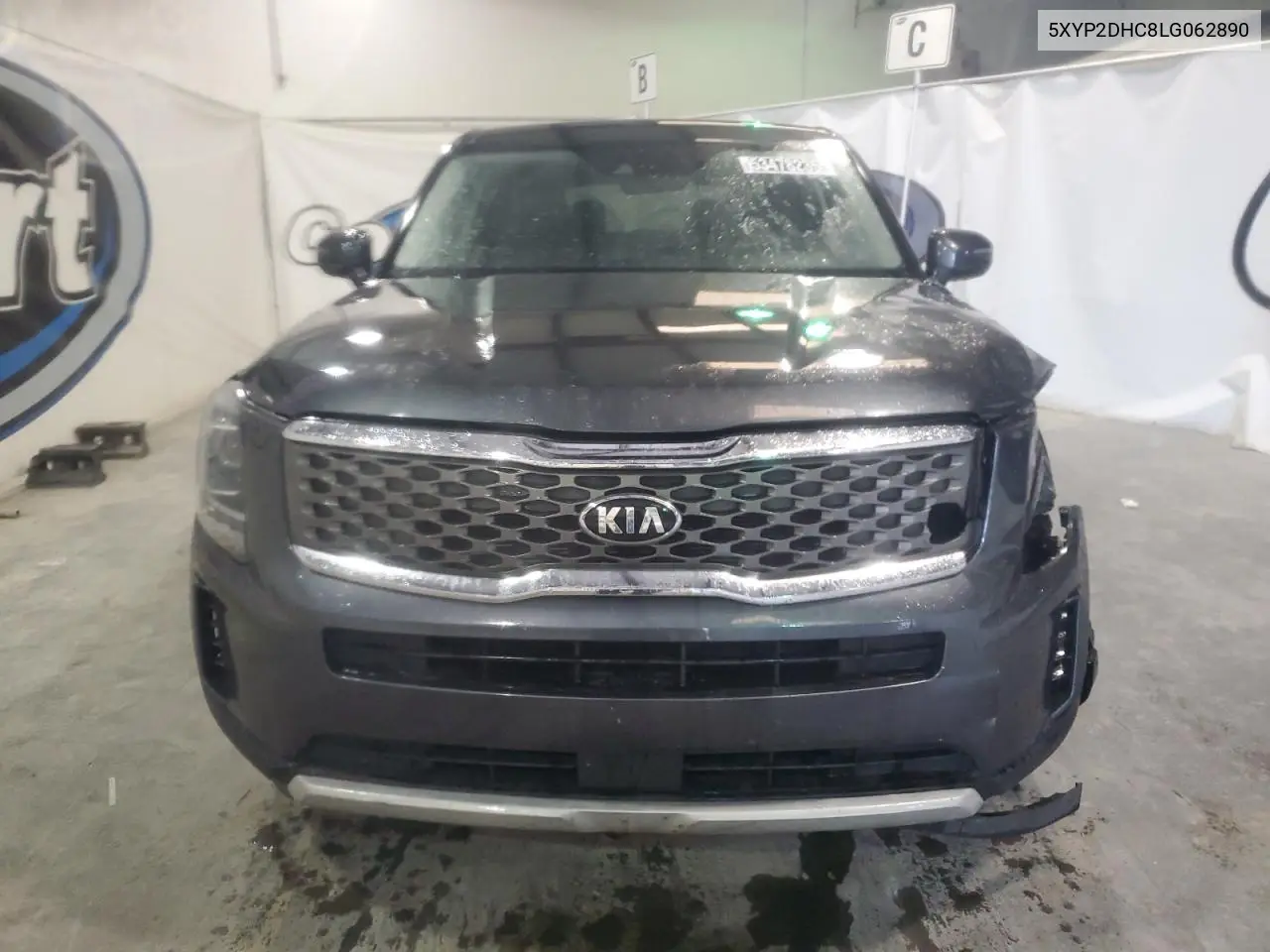 2020 Kia Telluride Lx VIN: 5XYP2DHC8LG062890 Lot: 53478235