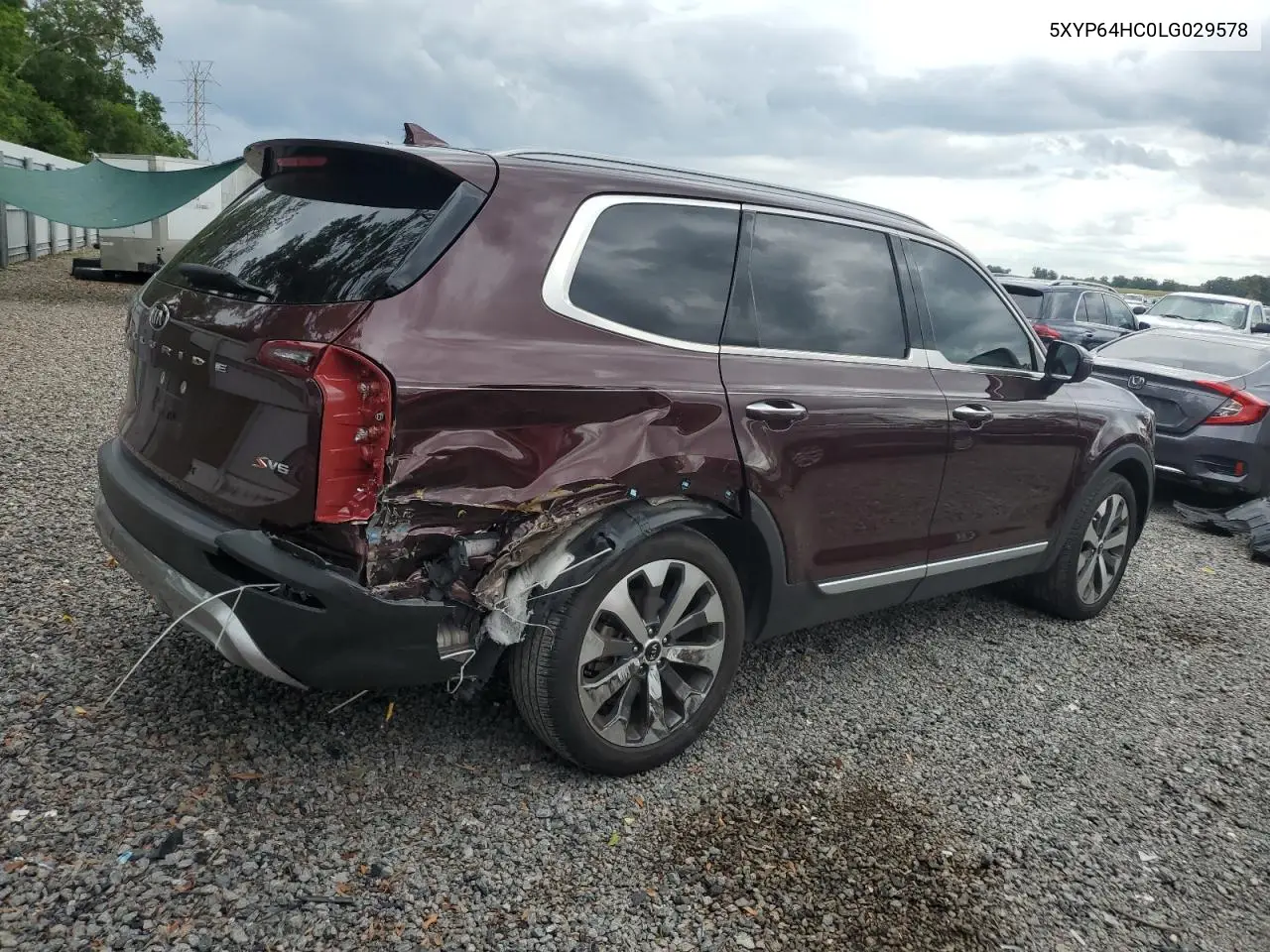 2020 Kia Telluride S VIN: 5XYP64HC0LG029578 Lot: 56450535