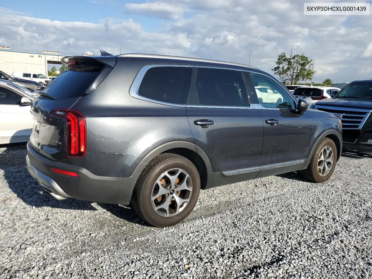 2020 Kia Telluride Ex VIN: 5XYP3DHCXLG001439 Lot: 56702845
