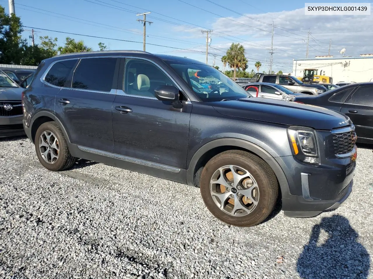 2020 Kia Telluride Ex VIN: 5XYP3DHCXLG001439 Lot: 56702845