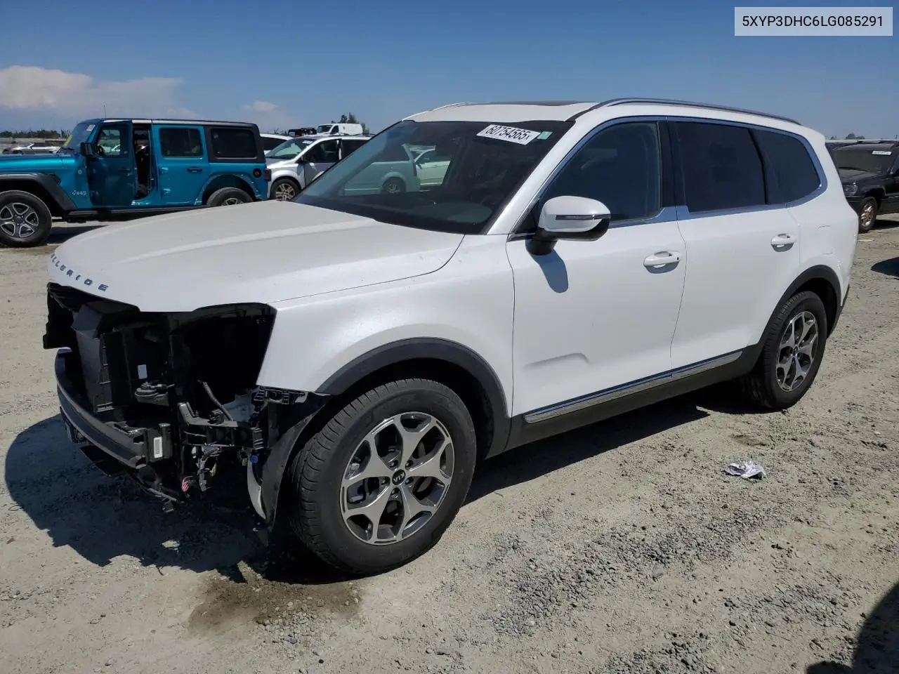 2020 Kia Telluride Ex VIN: 5XYP3DHC6LG085291 Lot: 60754565