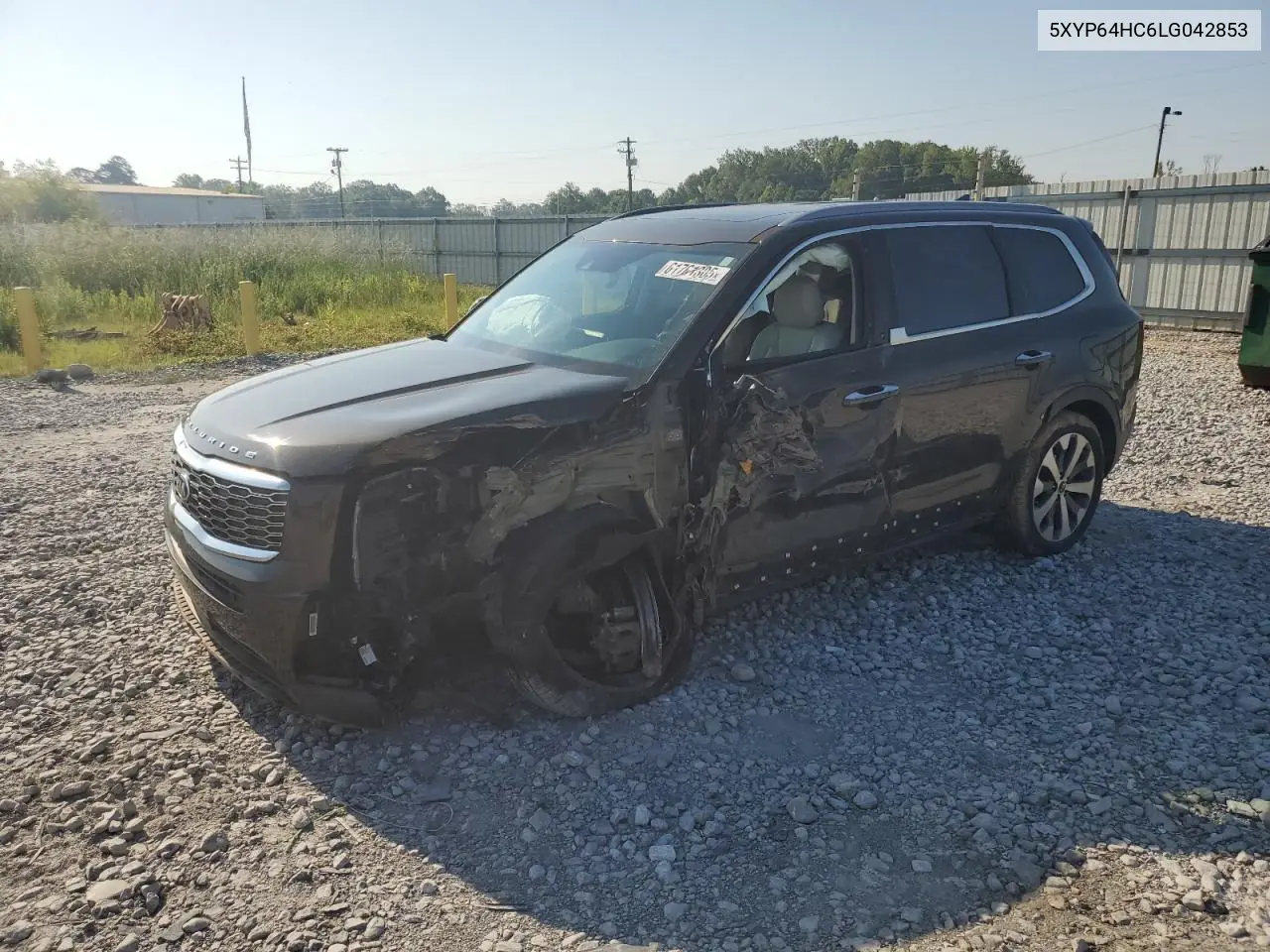 2020 Kia Telluride S VIN: 5XYP64HC6LG042853 Lot: 61761305