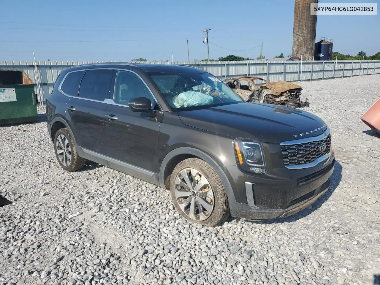 2020 Kia Telluride S VIN: 5XYP64HC6LG042853 Lot: 61761305