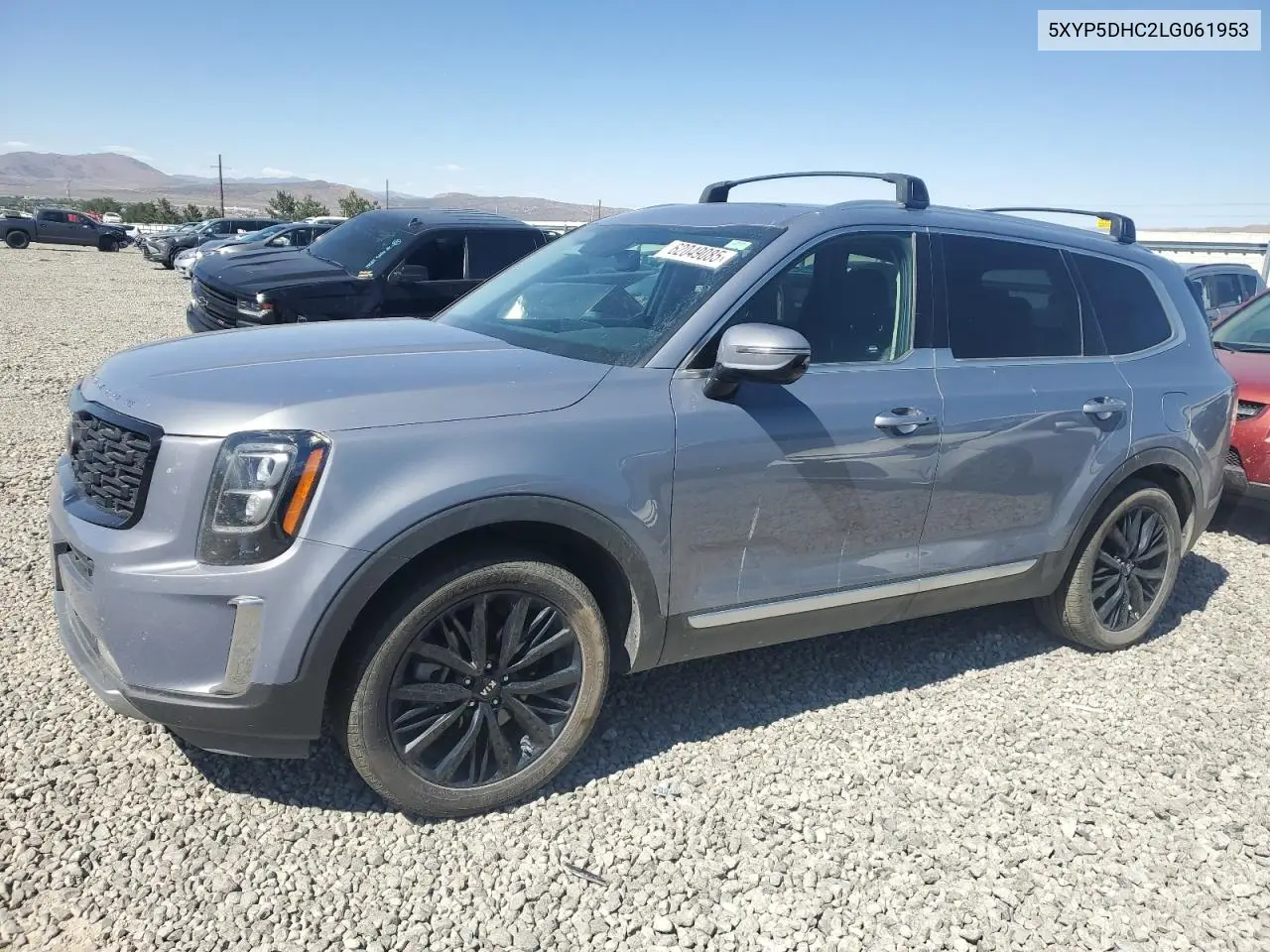 2020 Kia Telluride Sx VIN: 5XYP5DHC2LG061953 Lot: 62049085