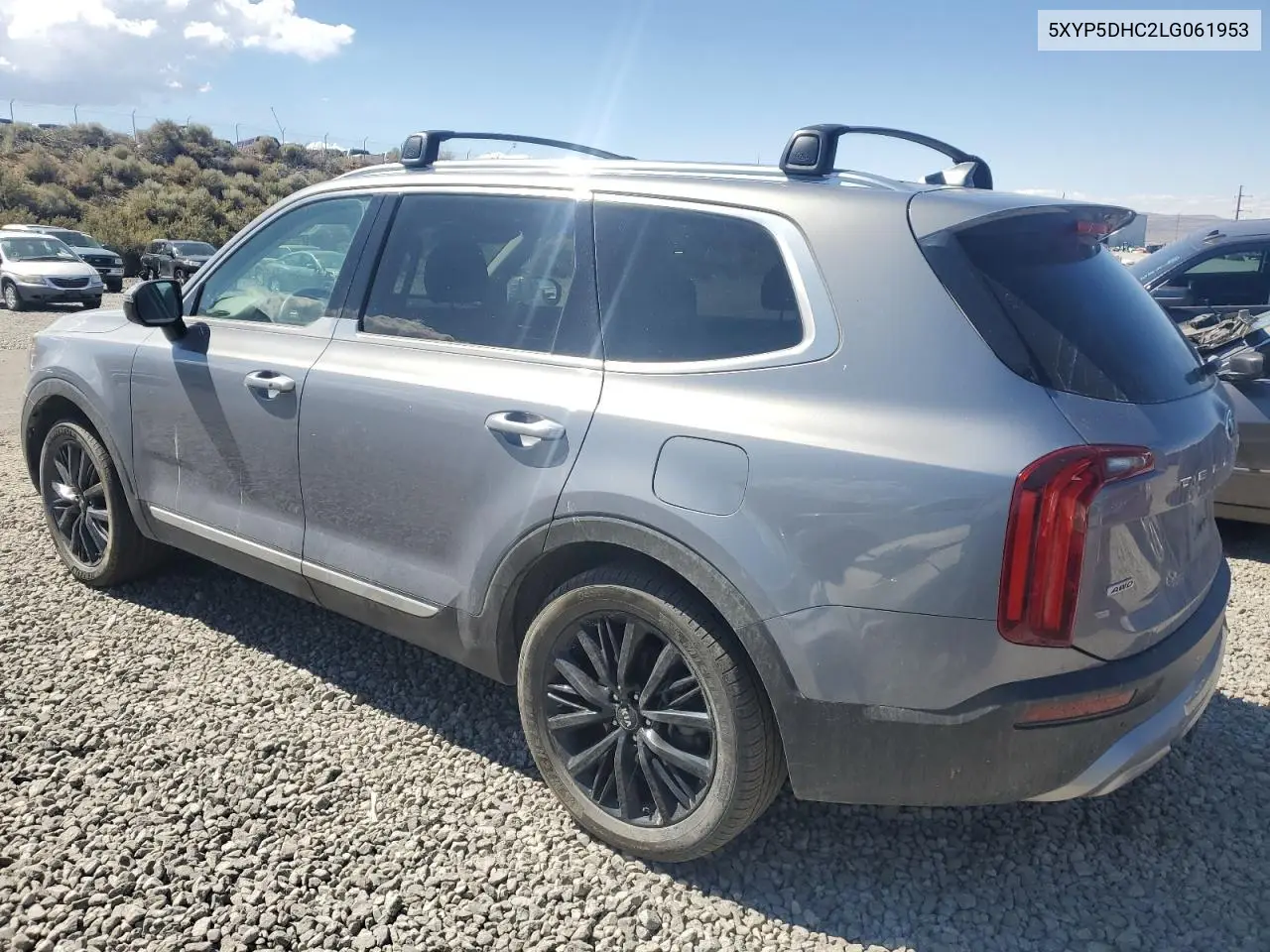 2020 Kia Telluride Sx VIN: 5XYP5DHC2LG061953 Lot: 62049085