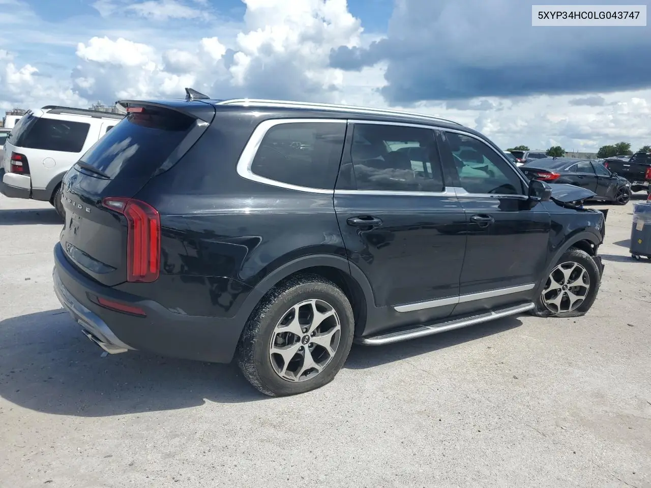 2020 Kia Telluride Ex VIN: 5XYP34HC0LG043747 Lot: 62187155