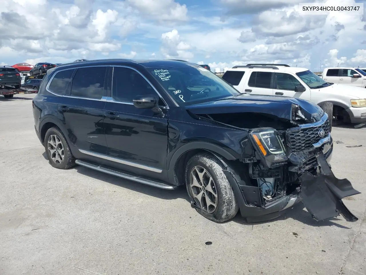 2020 Kia Telluride Ex VIN: 5XYP34HC0LG043747 Lot: 62187155