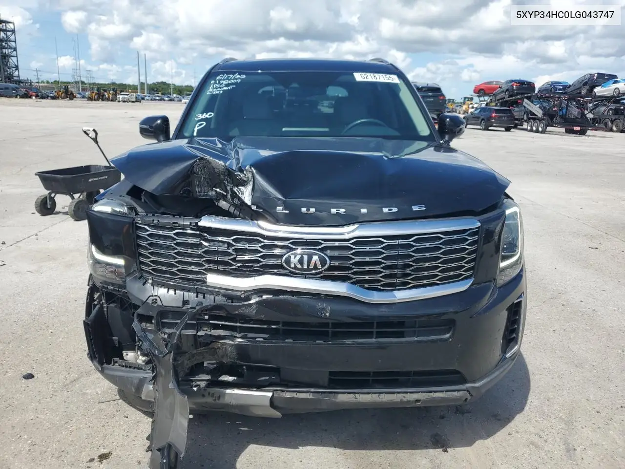 2020 Kia Telluride Ex VIN: 5XYP34HC0LG043747 Lot: 62187155