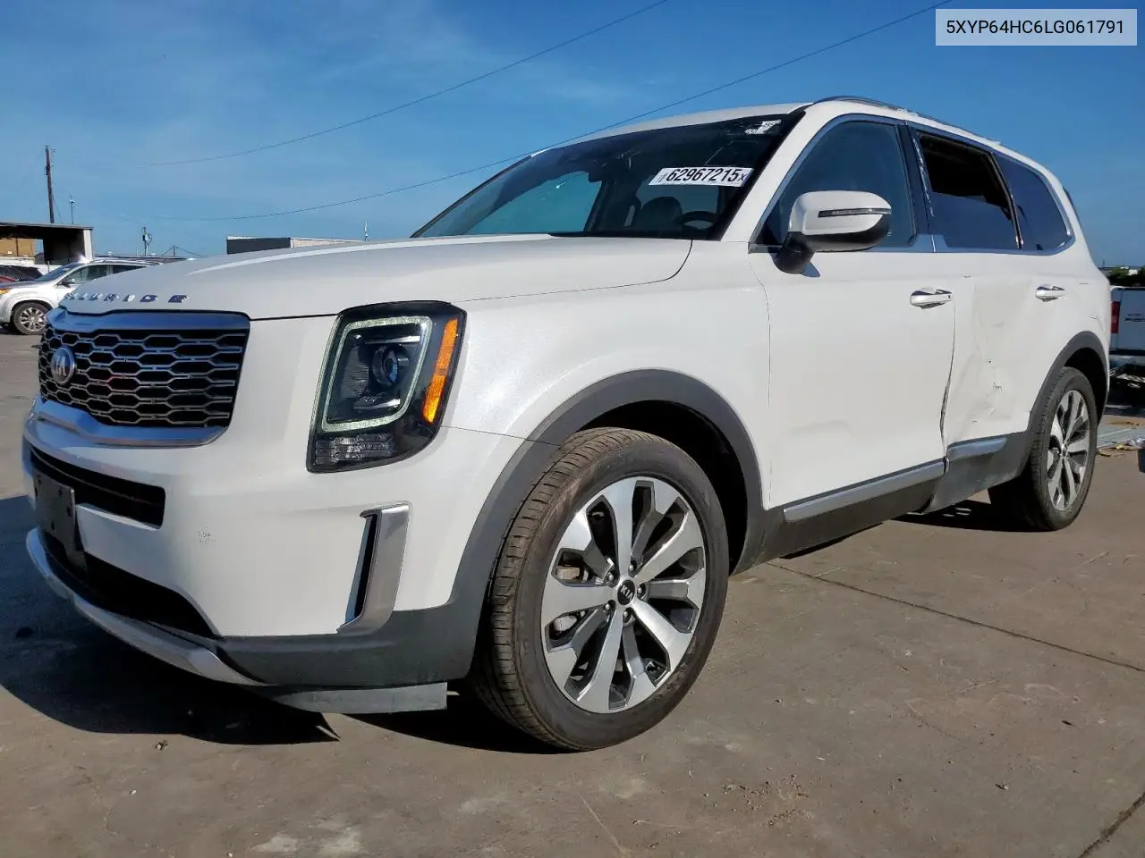 2020 Kia Telluride S VIN: 5XYP64HC6LG061791 Lot: 62967215