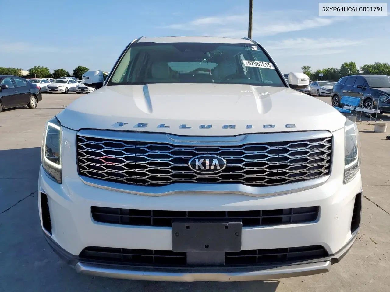 2020 Kia Telluride S VIN: 5XYP64HC6LG061791 Lot: 62967215
