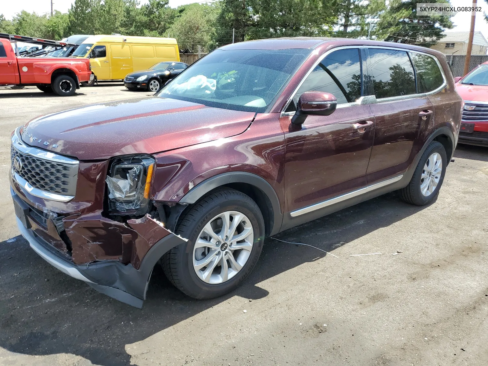 2020 Kia Telluride Lx VIN: 5XYP24HCXLG083952 Lot: 67288684