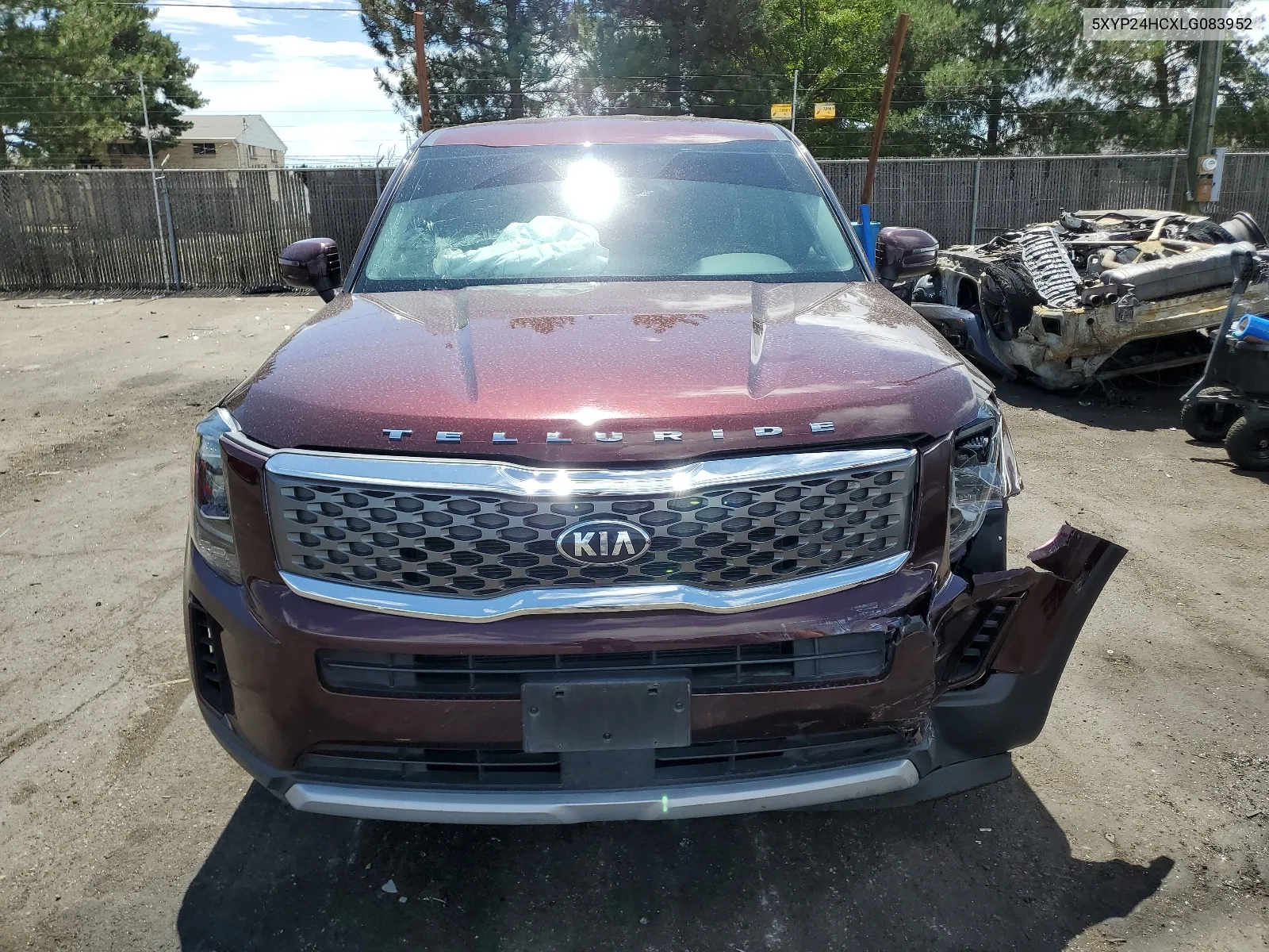 2020 Kia Telluride Lx VIN: 5XYP24HCXLG083952 Lot: 67288684