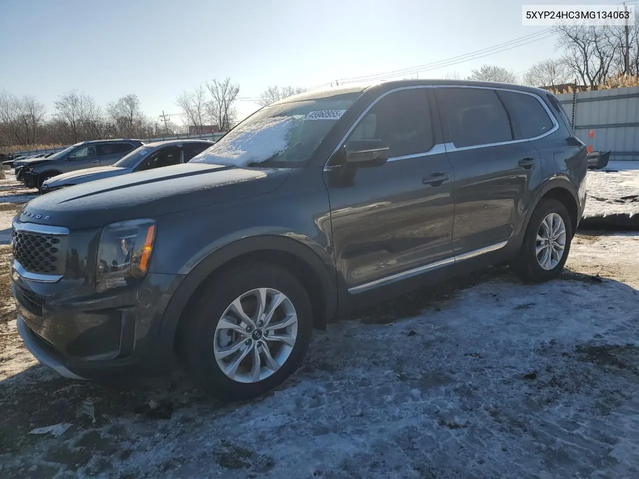 2021 Kia Telluride Lx VIN: 5XYP24HC3MG134063 Lot: 45960955
