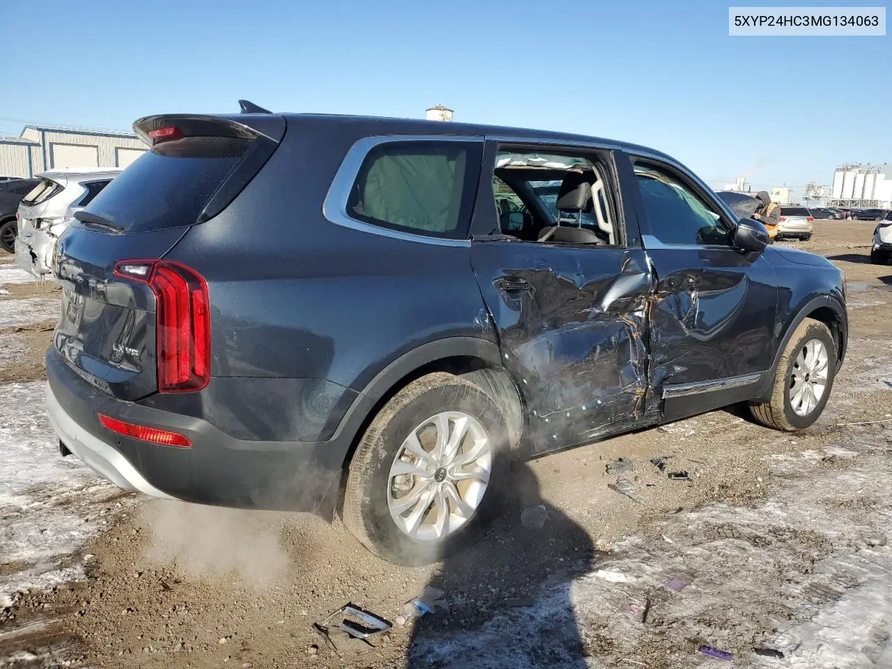 2021 Kia Telluride Lx VIN: 5XYP24HC3MG134063 Lot: 45960955