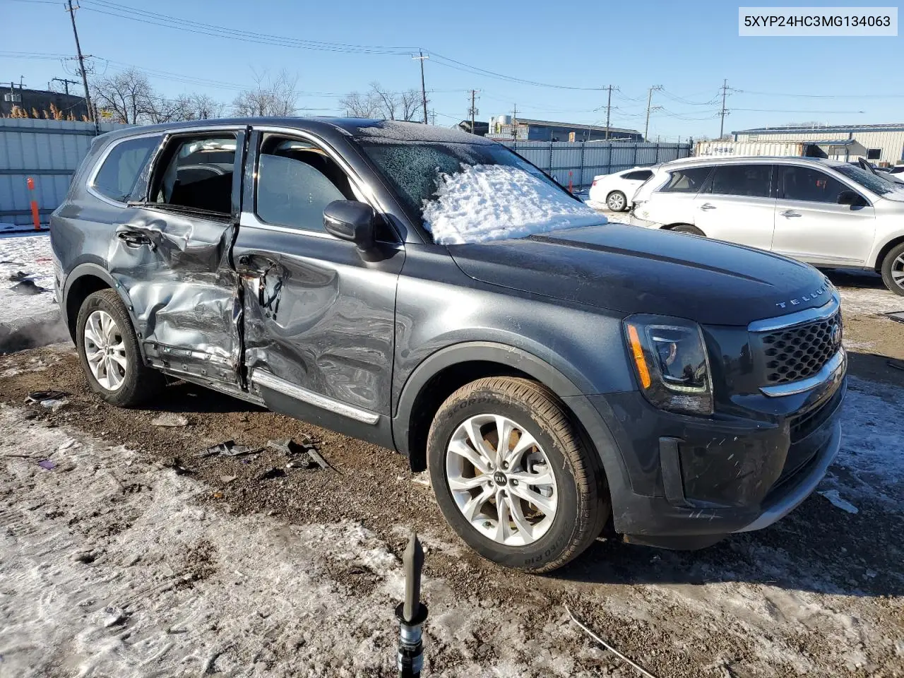 2021 Kia Telluride Lx VIN: 5XYP24HC3MG134063 Lot: 45960955