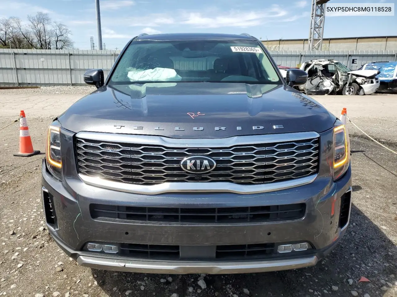2021 Kia Telluride Sx VIN: 5XYP5DHC8MG118528 Lot: 51928365