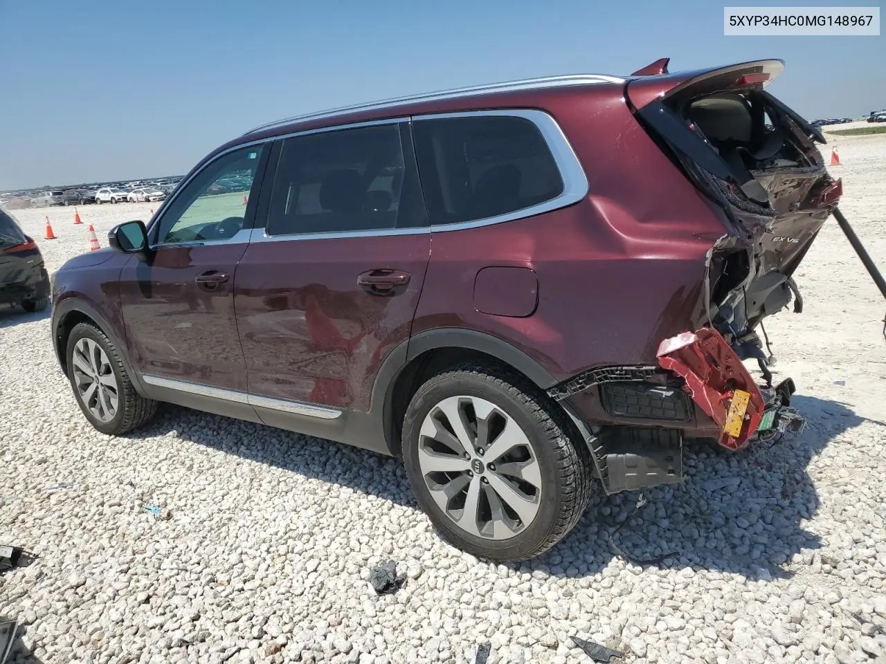 2021 Kia Telluride Ex VIN: 5XYP34HC0MG148967 Lot: 52244235