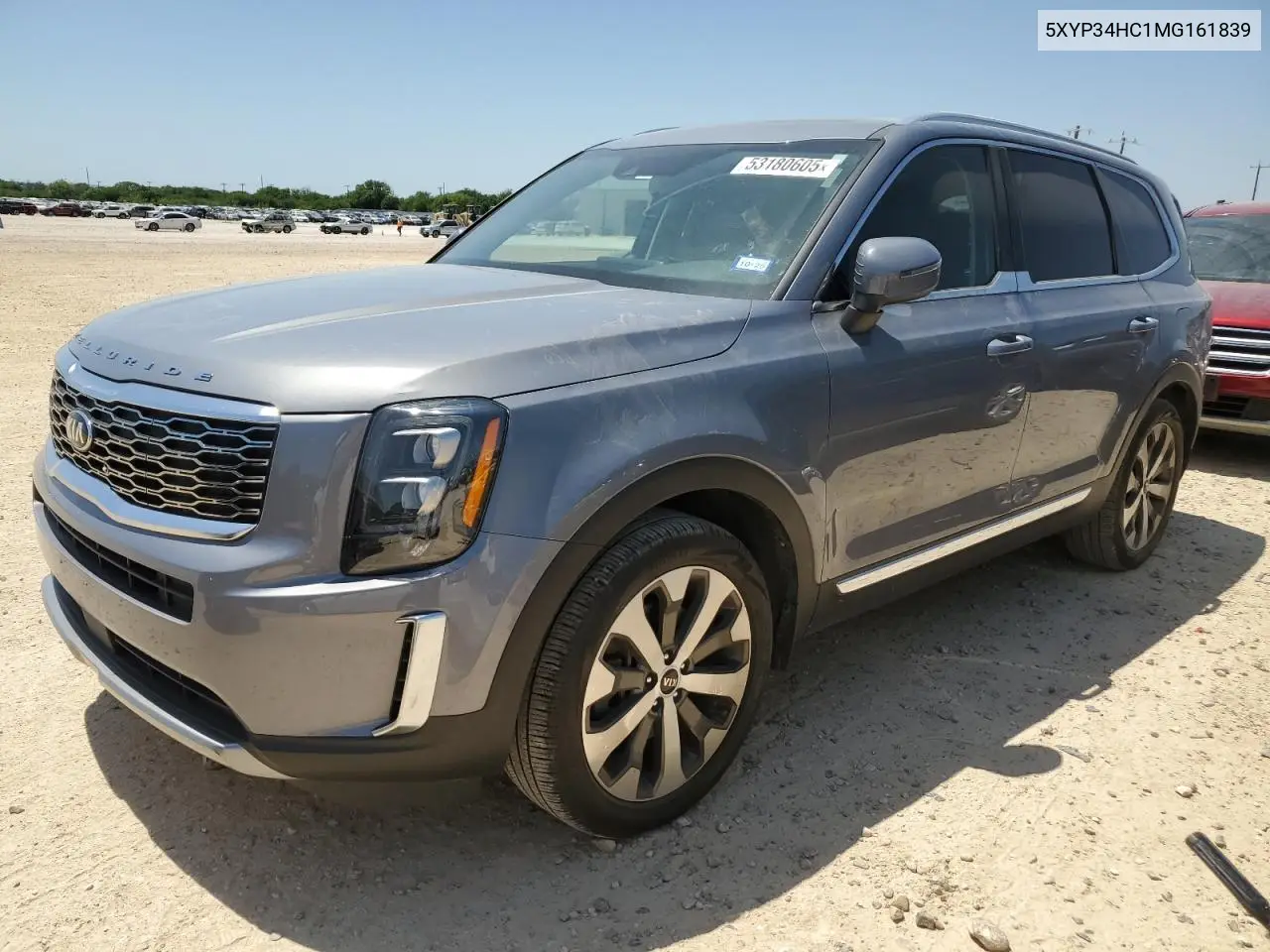 2021 Kia Telluride Ex VIN: 5XYP34HC1MG161839 Lot: 53180605