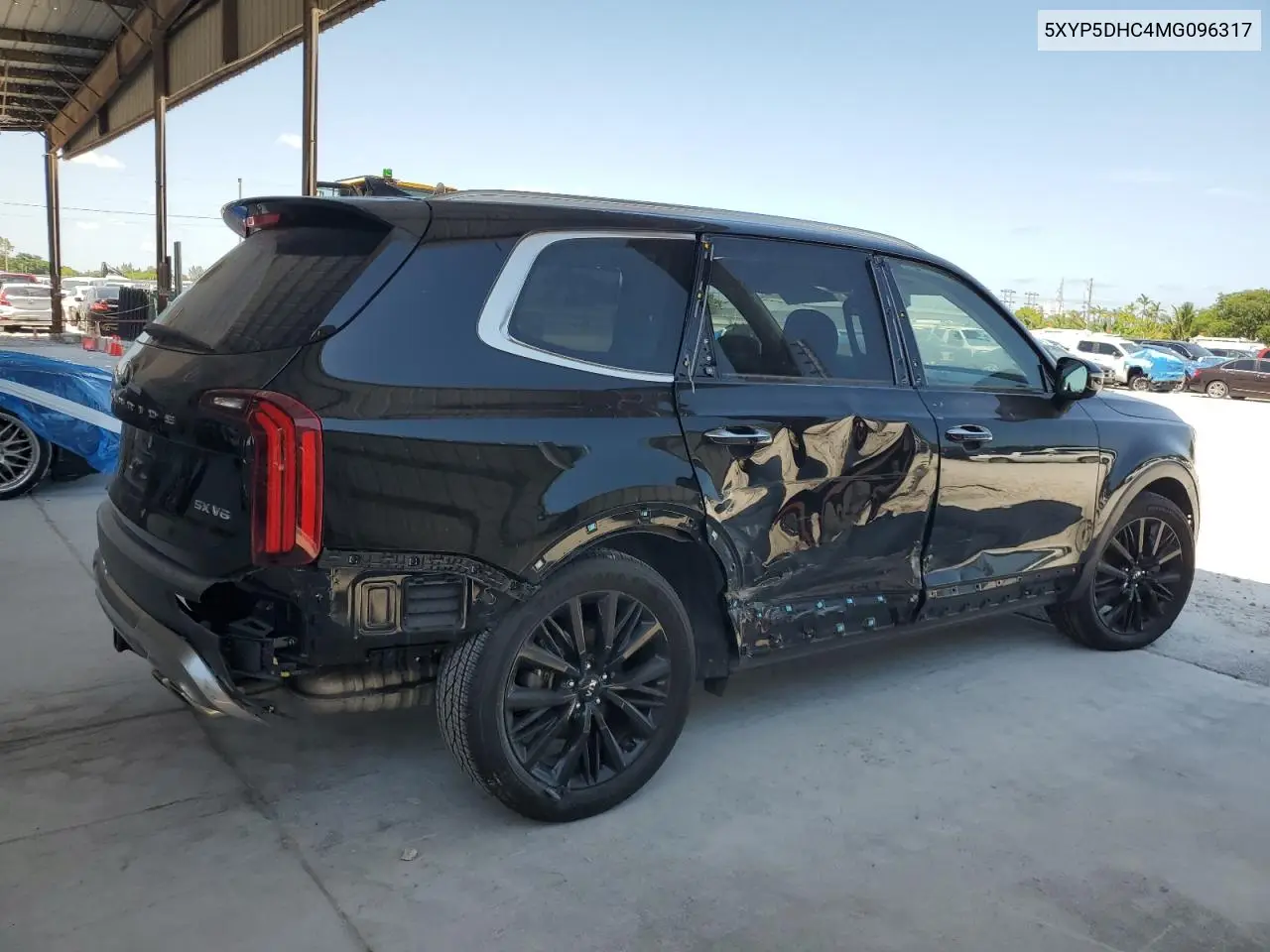 2021 Kia Telluride Sx VIN: 5XYP5DHC4MG096317 Lot: 55591175