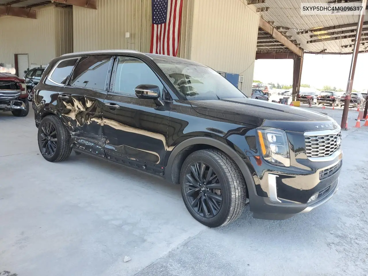 2021 Kia Telluride Sx VIN: 5XYP5DHC4MG096317 Lot: 55591175