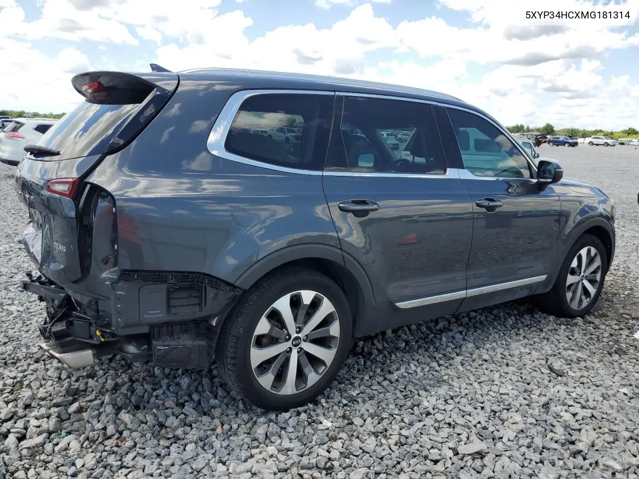 2021 Kia Telluride Ex VIN: 5XYP34HCXMG181314 Lot: 56170945