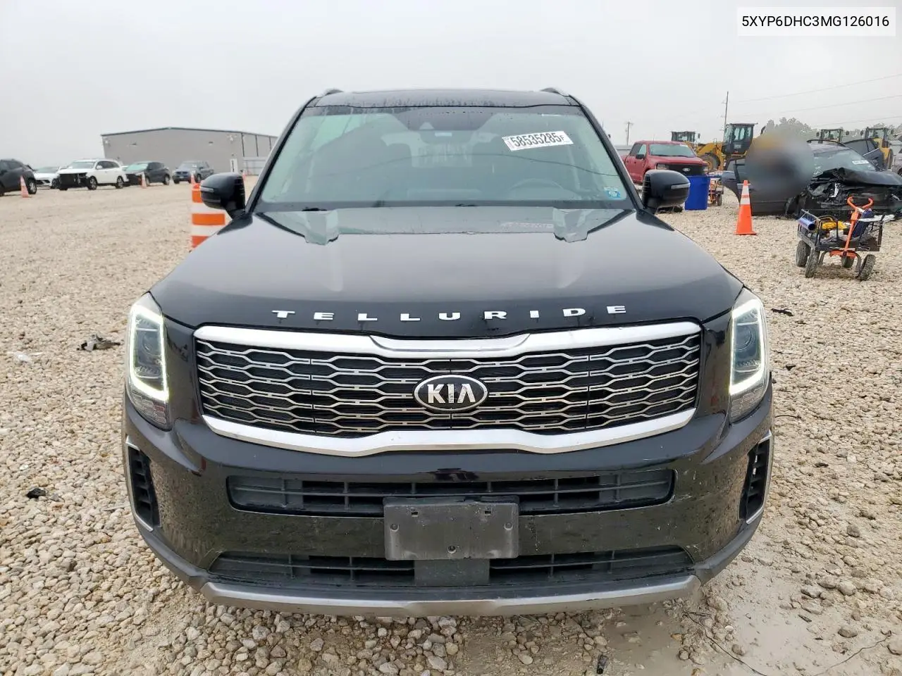 2021 Kia Telluride S VIN: 5XYP6DHC3MG126016 Lot: 58535285