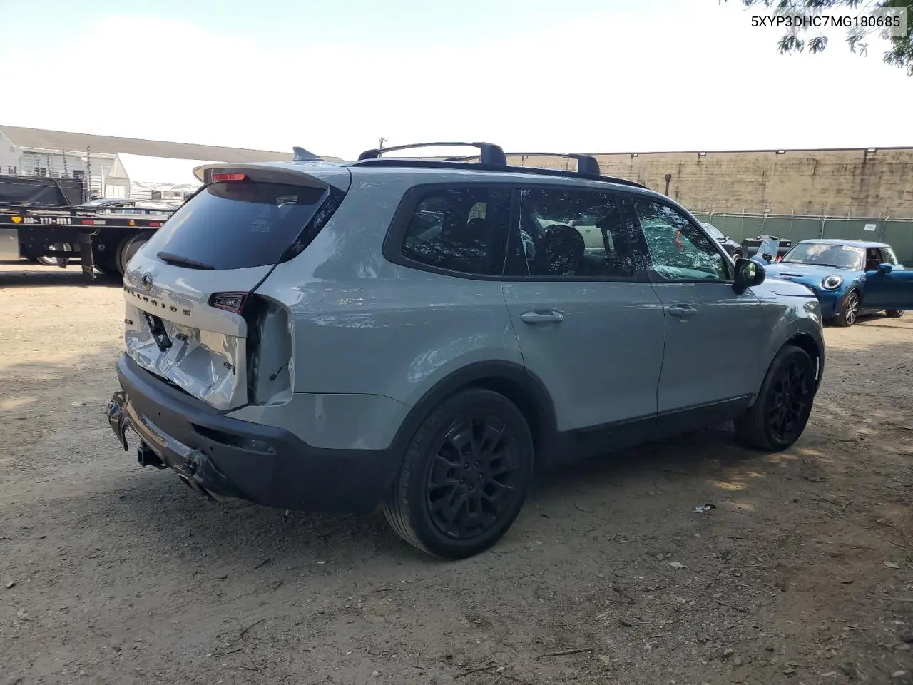 2021 Kia Telluride Ex VIN: 5XYP3DHC7MG180685 Lot: 61377395