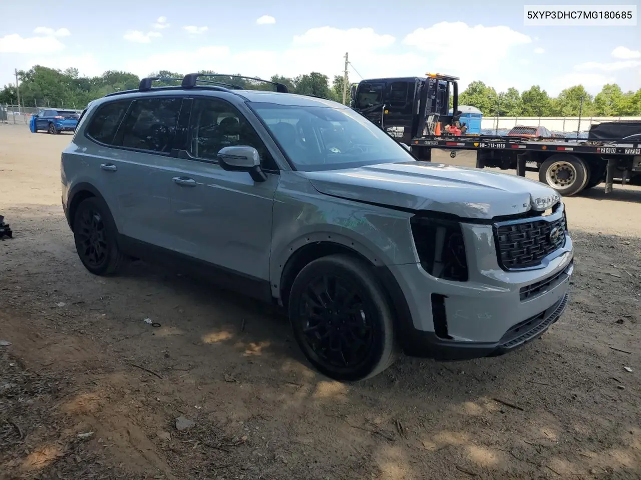 2021 Kia Telluride Ex VIN: 5XYP3DHC7MG180685 Lot: 61377395