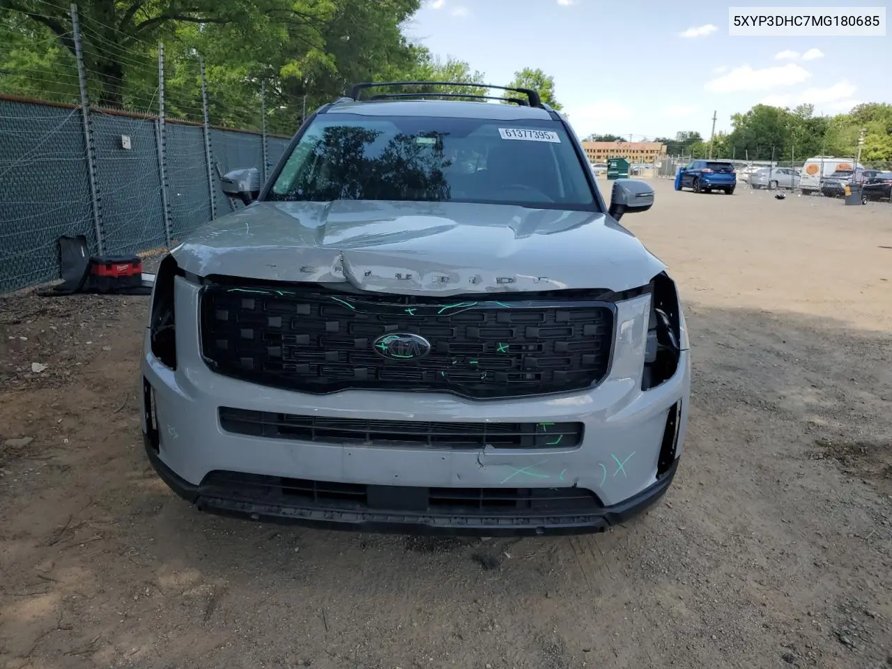 2021 Kia Telluride Ex VIN: 5XYP3DHC7MG180685 Lot: 61377395