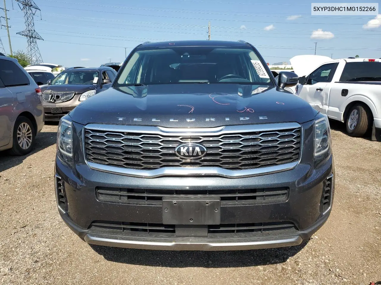 2021 Kia Telluride Ex VIN: 5XYP3DHC1MG152266 Lot: 62399235