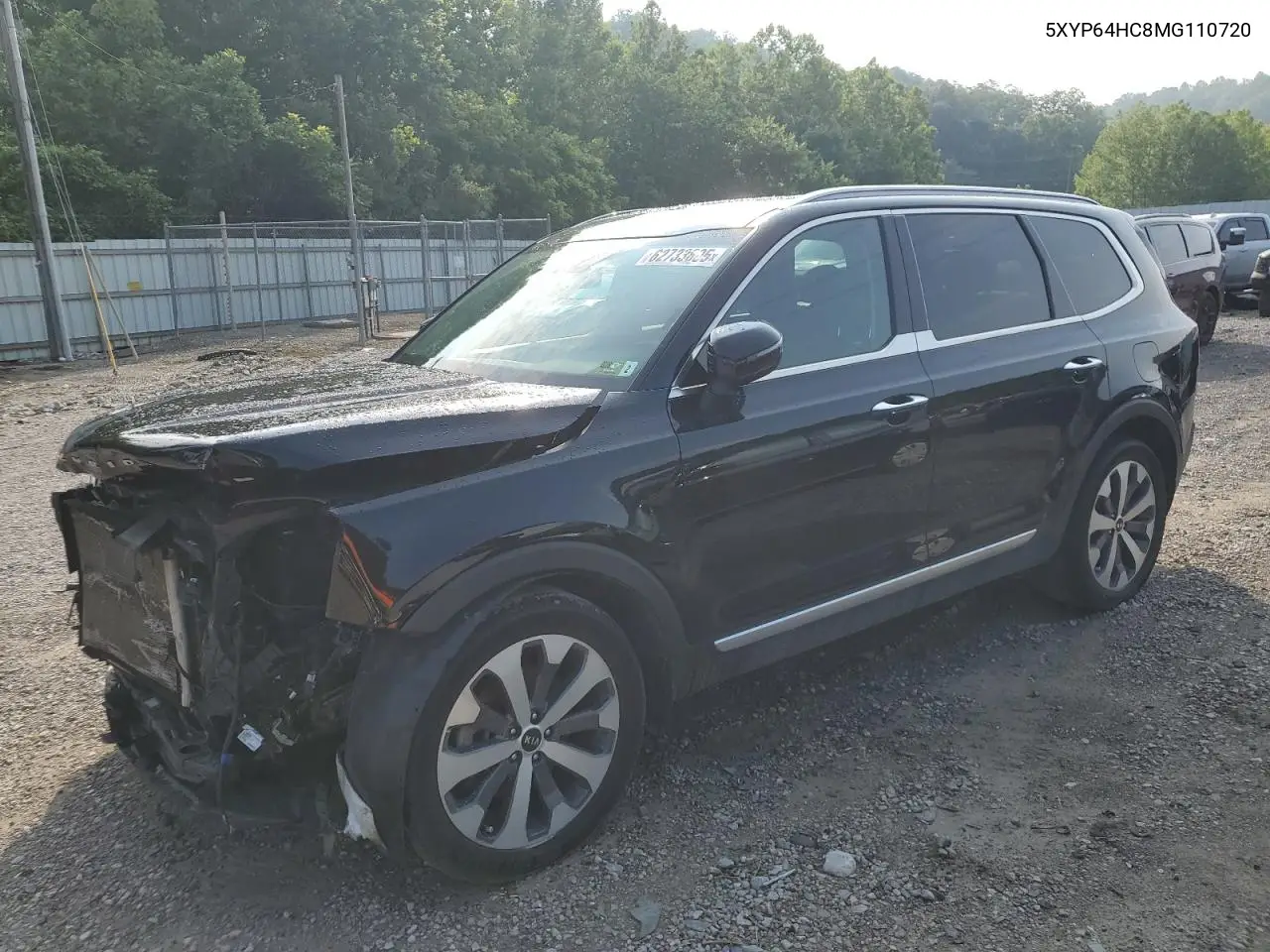 2021 Kia Telluride S VIN: 5XYP64HC8MG110720 Lot: 62733805