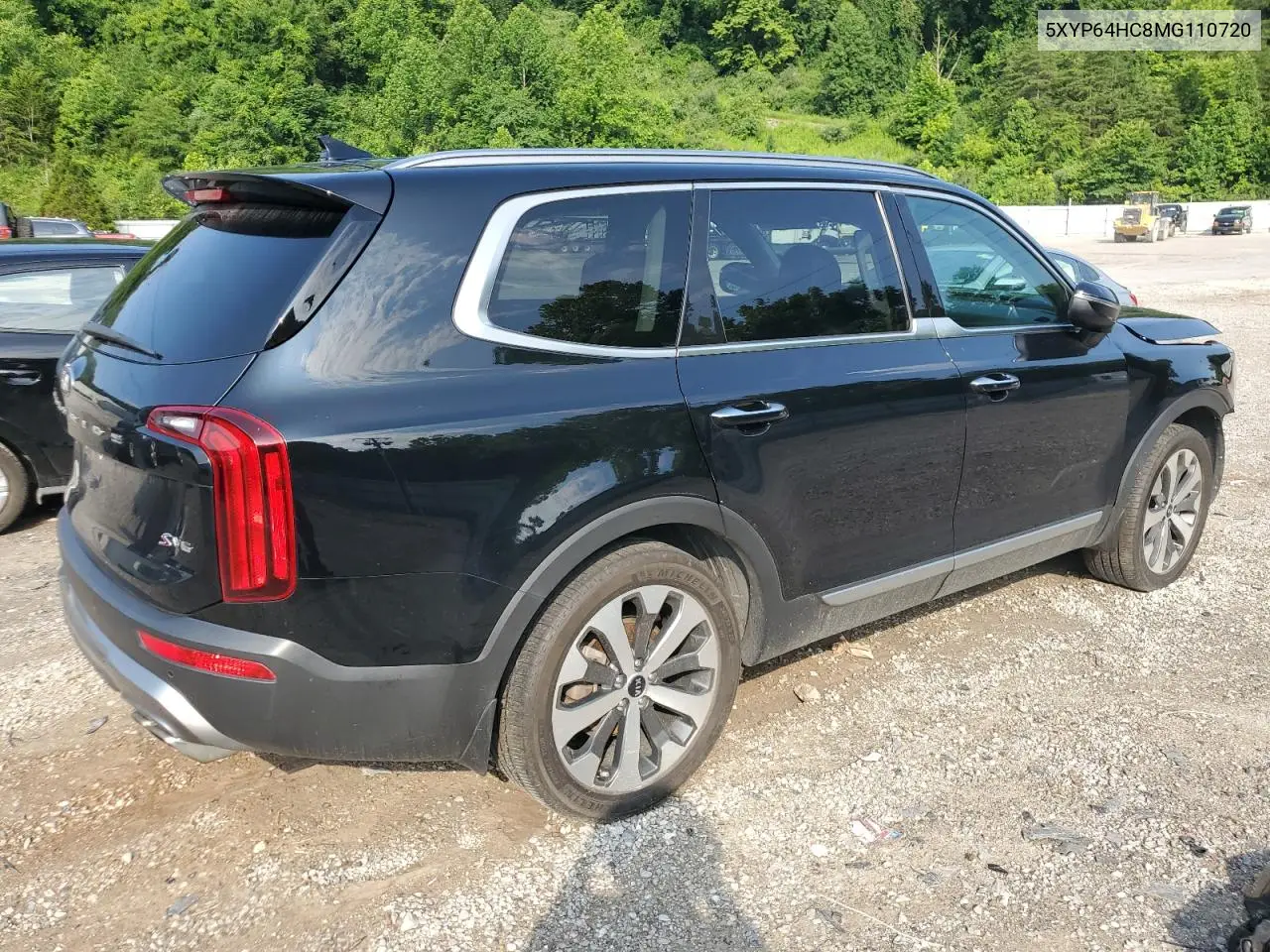 2021 Kia Telluride S VIN: 5XYP64HC8MG110720 Lot: 62733805