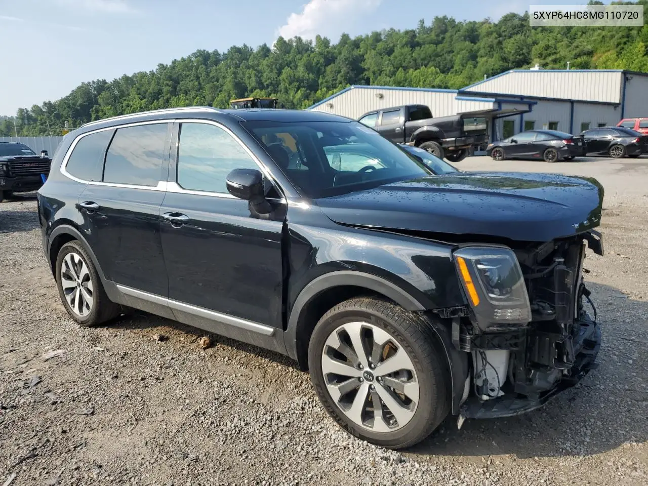 2021 Kia Telluride S VIN: 5XYP64HC8MG110720 Lot: 62733805
