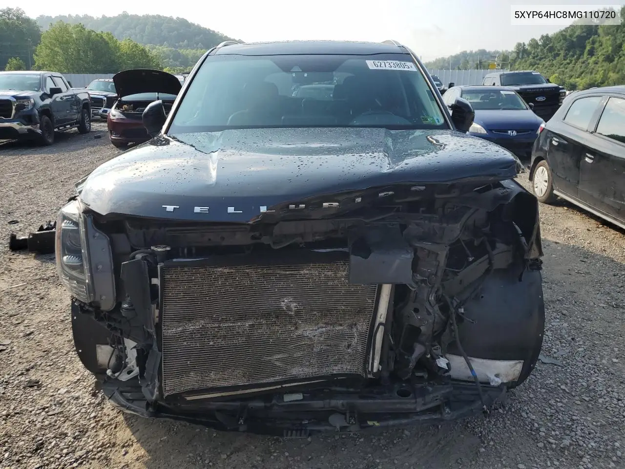 2021 Kia Telluride S VIN: 5XYP64HC8MG110720 Lot: 62733805