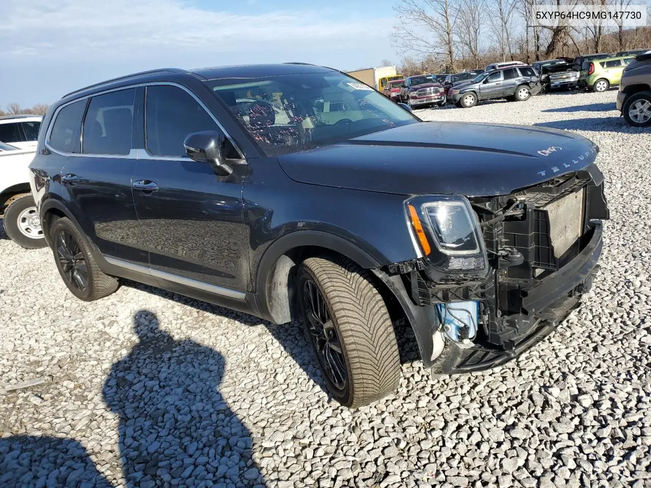 2021 Kia Telluride S VIN: 5XYP64HC9MG147730 Lot: 84932104