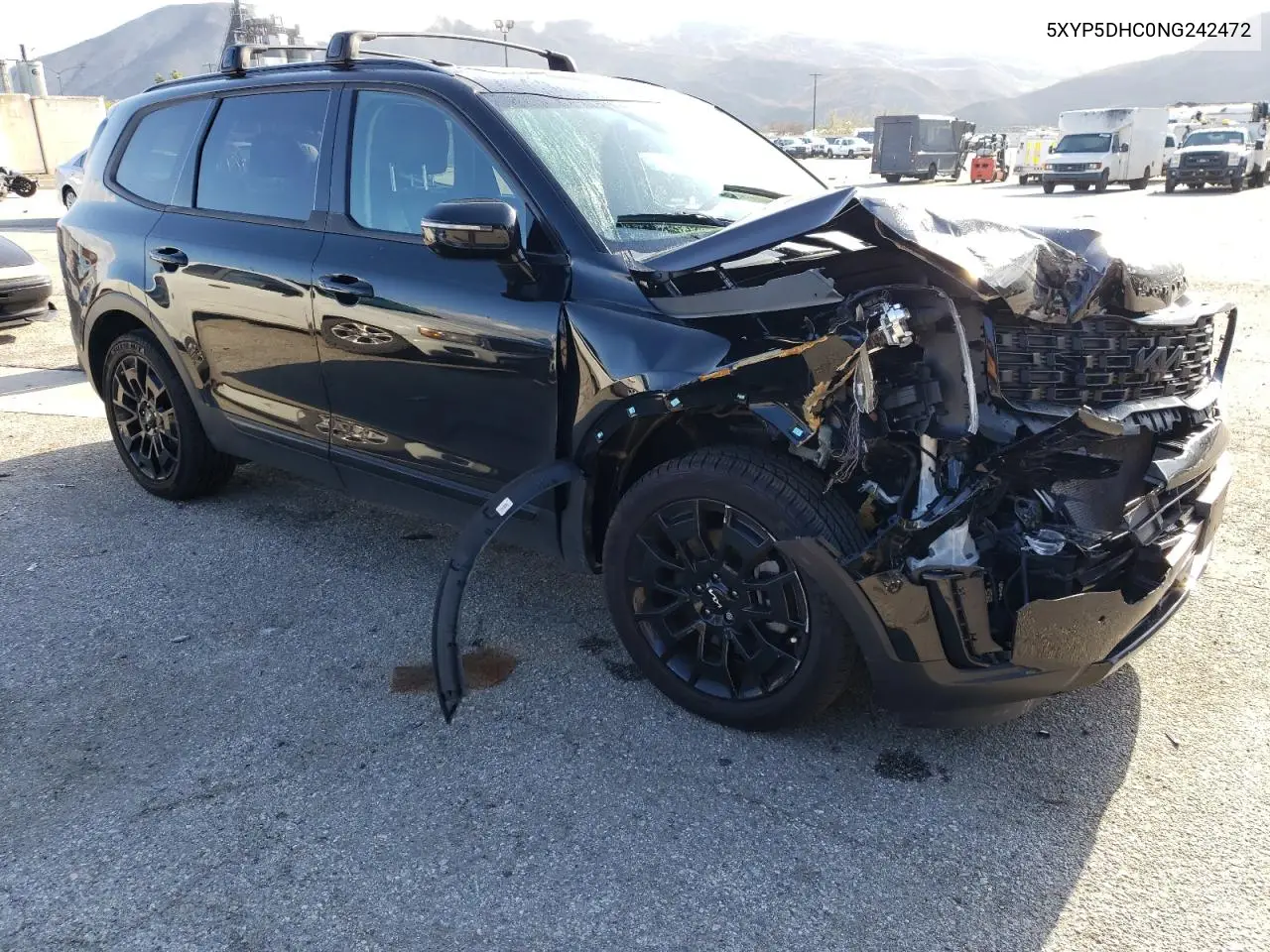 2022 Kia Telluride Sx VIN: 5XYP5DHC0NG242472 Lot: 43958185
