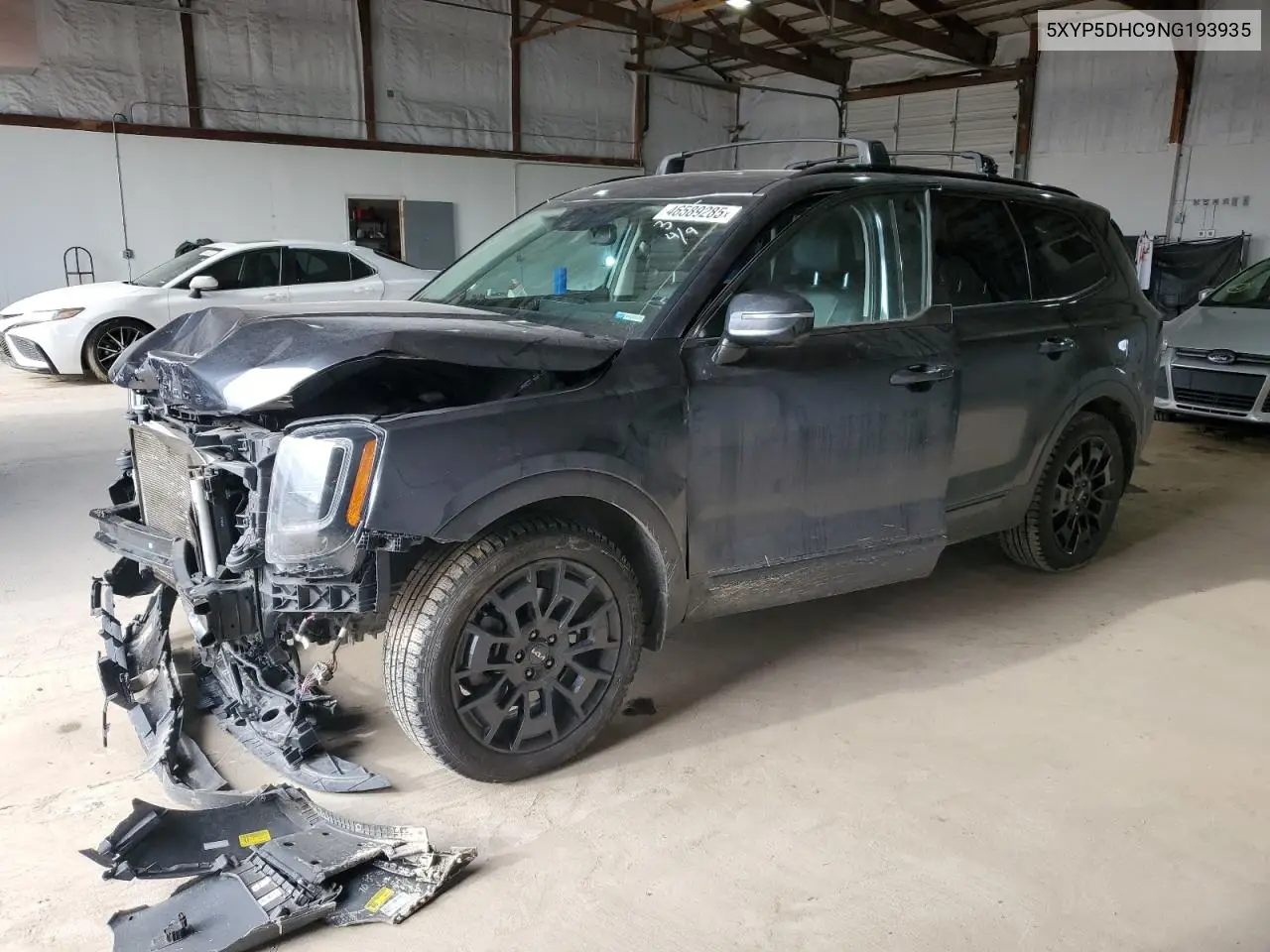 2022 Kia Telluride Sx VIN: 5XYP5DHC9NG193935 Lot: 46589285