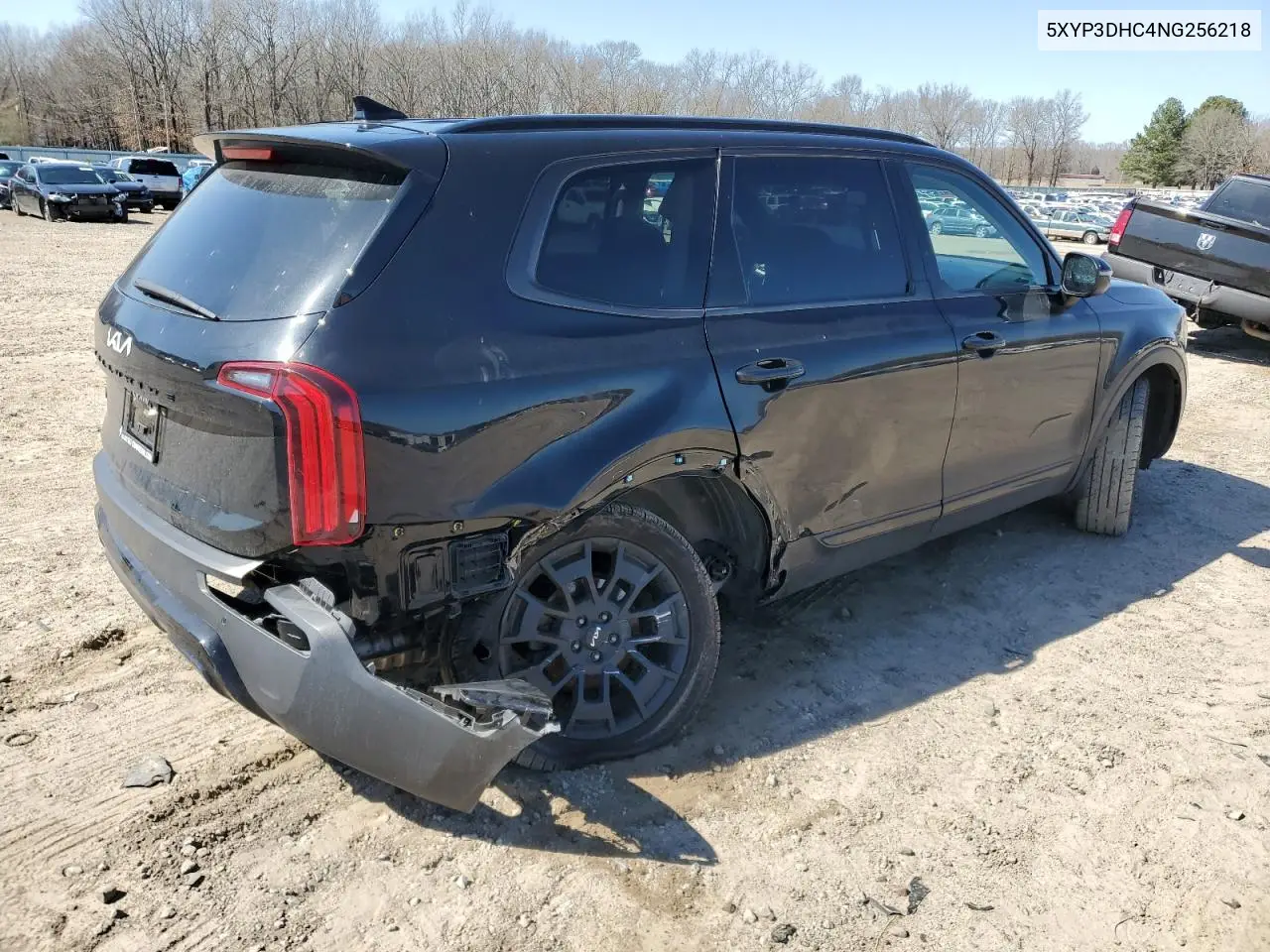 2022 Kia Telluride Ex VIN: 5XYP3DHC4NG256218 Lot: 48369785