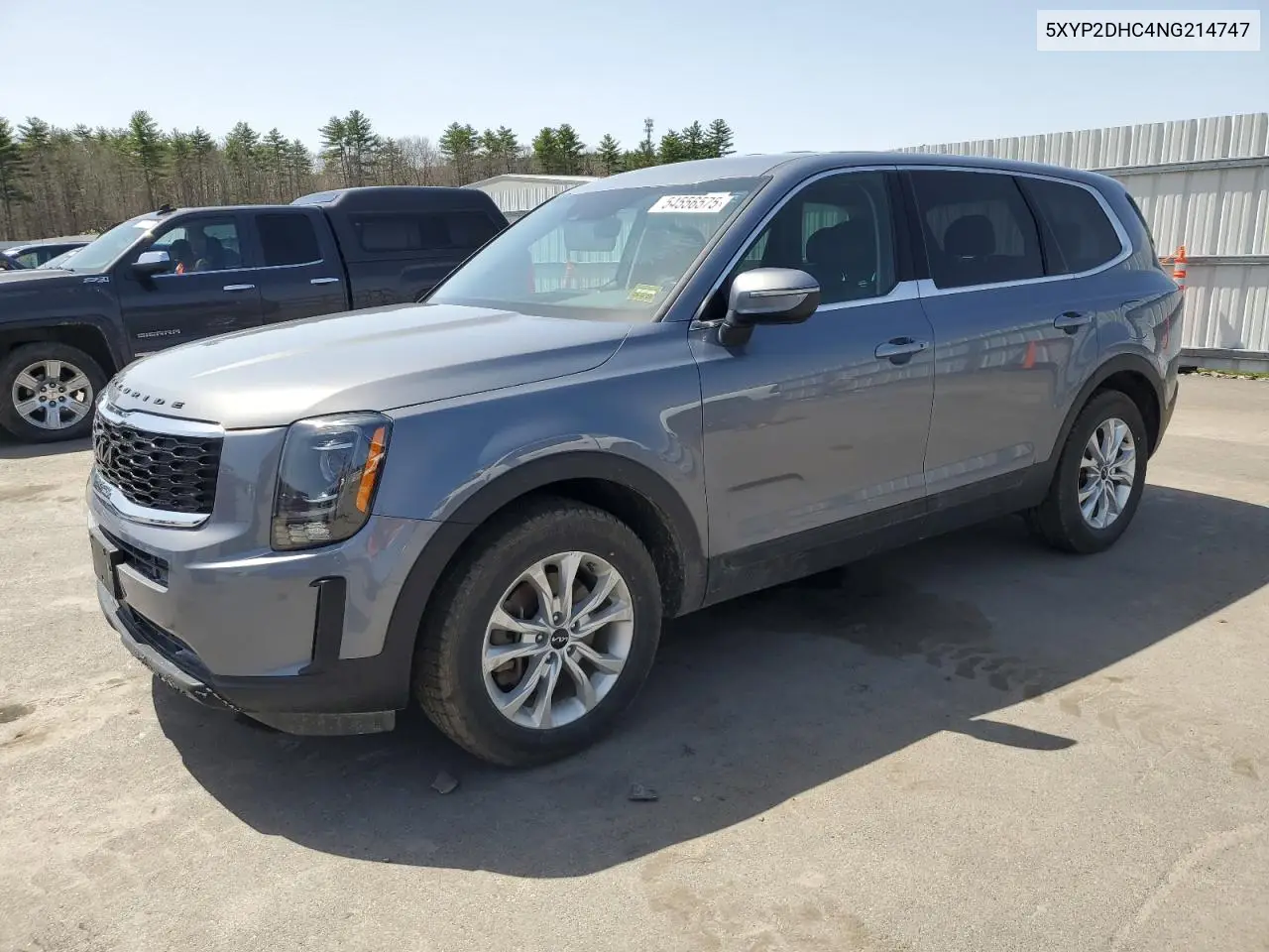 2022 Kia Telluride Lx VIN: 5XYP2DHC4NG214747 Lot: 54556575